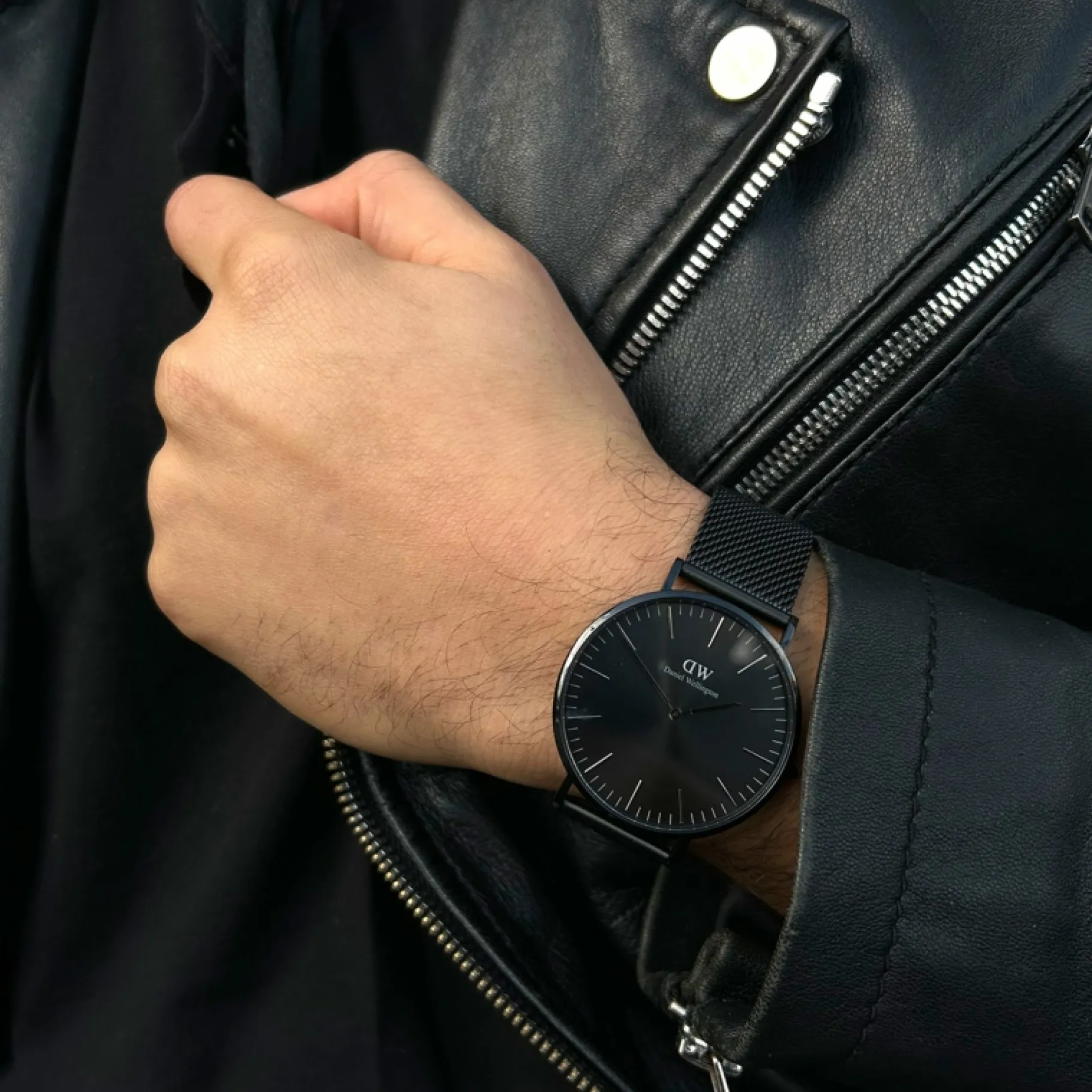Daniel Wellington Classic Mesh Onyx>Uomo Orologi Uomo