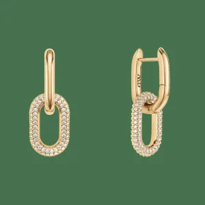 Daniel Wellington Crystal Link Earrings> Orecchini