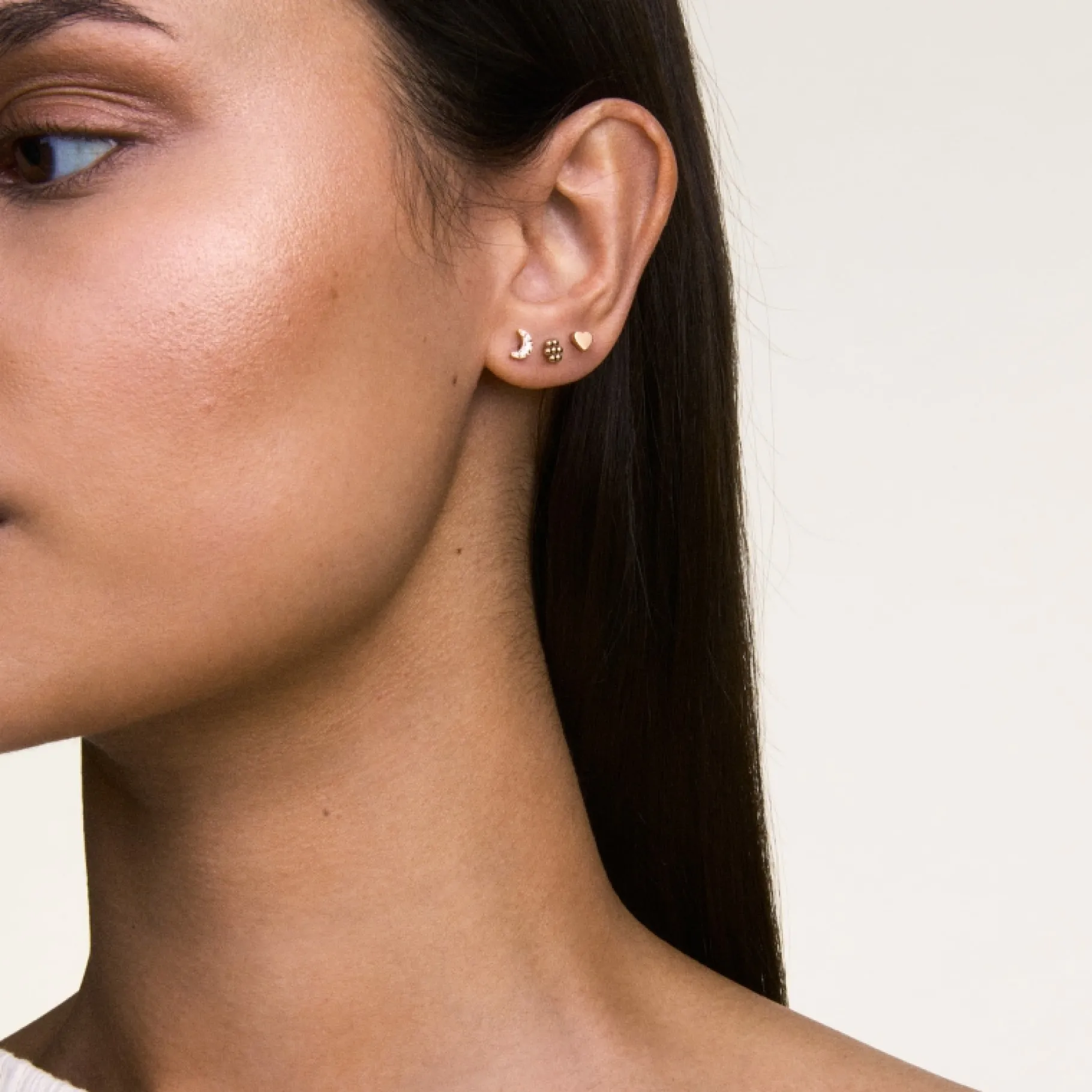 Daniel Wellington Crystal Moon Stud> Orecchini