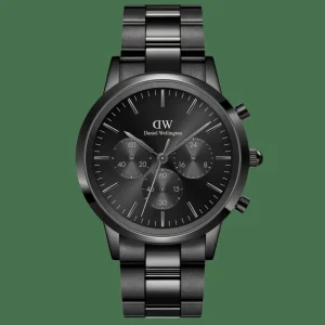 Daniel Wellington Iconic Chronograph Link Onyx B>Uomo Orologi Uomo