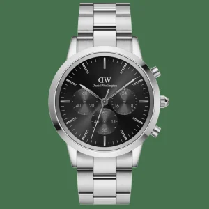 Daniel Wellington Iconic Chronograph Link Onyx S>Uomo Orologi Uomo