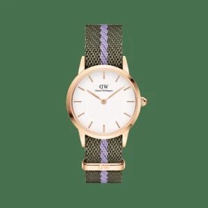 Daniel Wellington Iconic NATO Green/Purple>Donna Orologio Donna