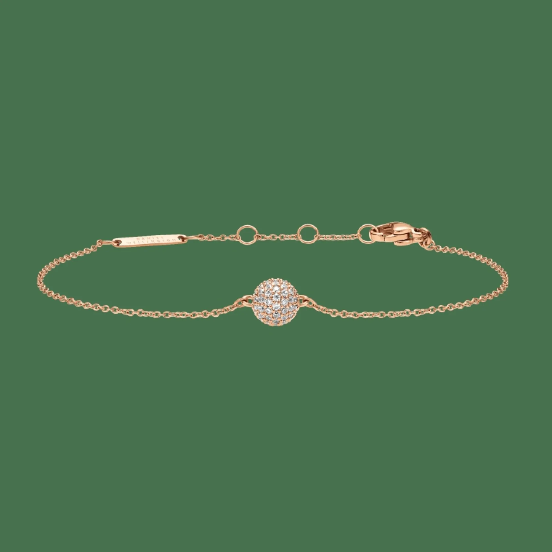 Daniel Wellington Pavé Crystal Pendant Bracelet> Bracciali