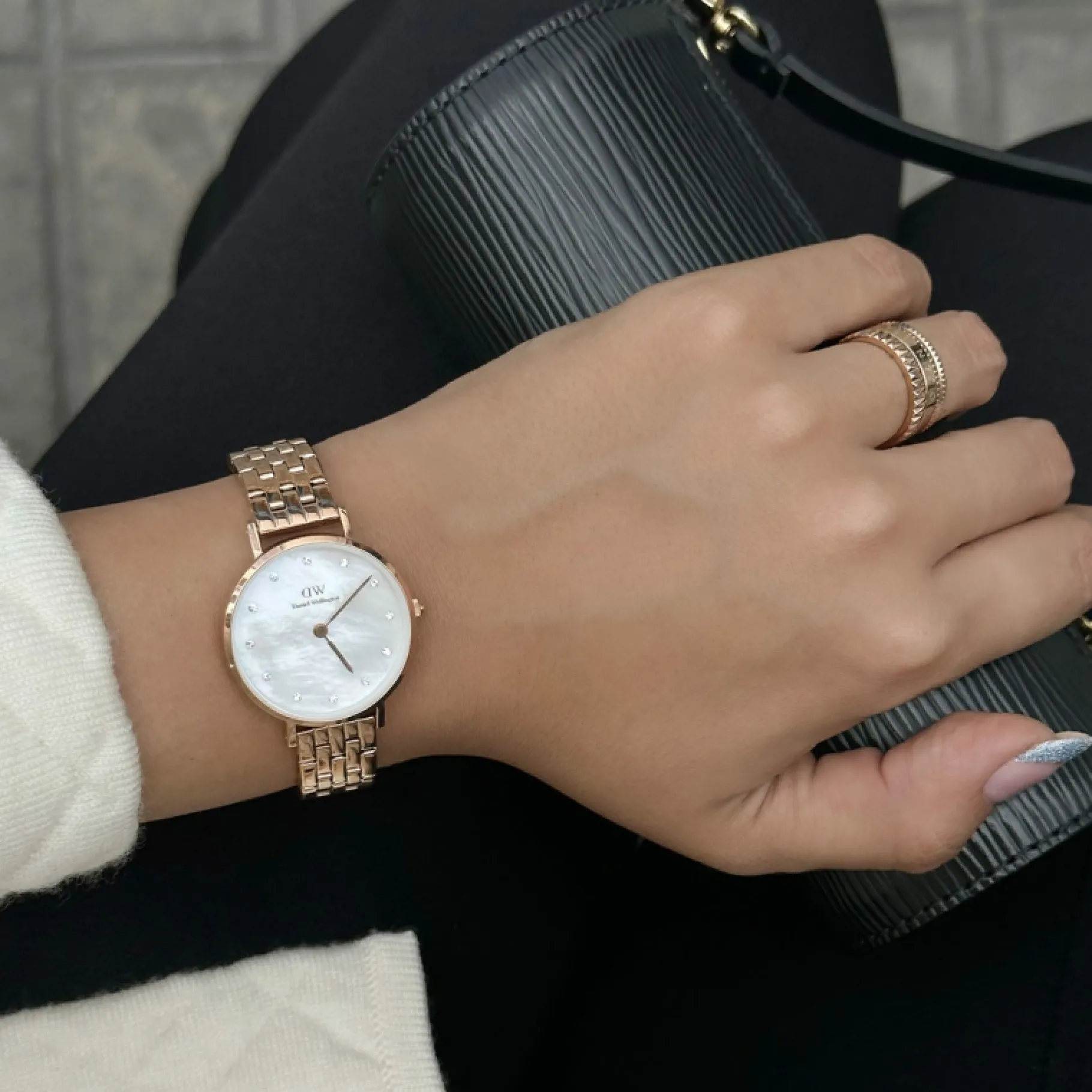 Daniel Wellington Petite Lumine 5-Link Melrose>Donna Orologio Donna