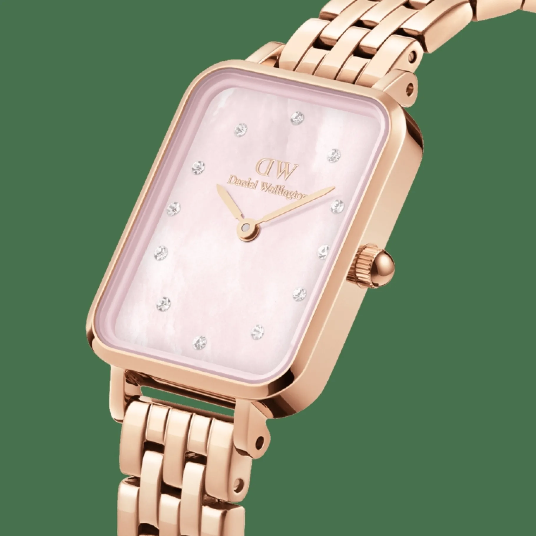 Daniel Wellington Quadro Lumine 5-Link Melrose>Donna Orologio Donna